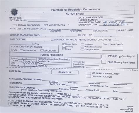 action sheet for registration certificate replacement|How to Apply for a Certified True Copy of Your PRC ID or .